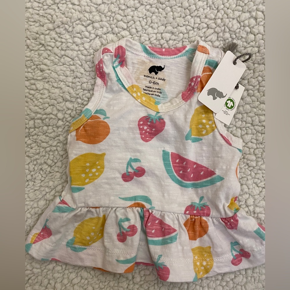 NWT Monica and Andy Racerback Peplum Tank
